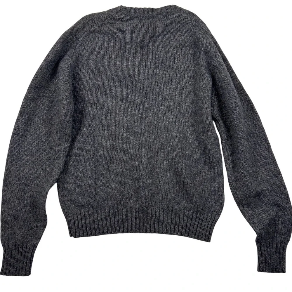 Vintage Hill & Archer Mens Large Wool Blend Crewneck Sweater Gray
